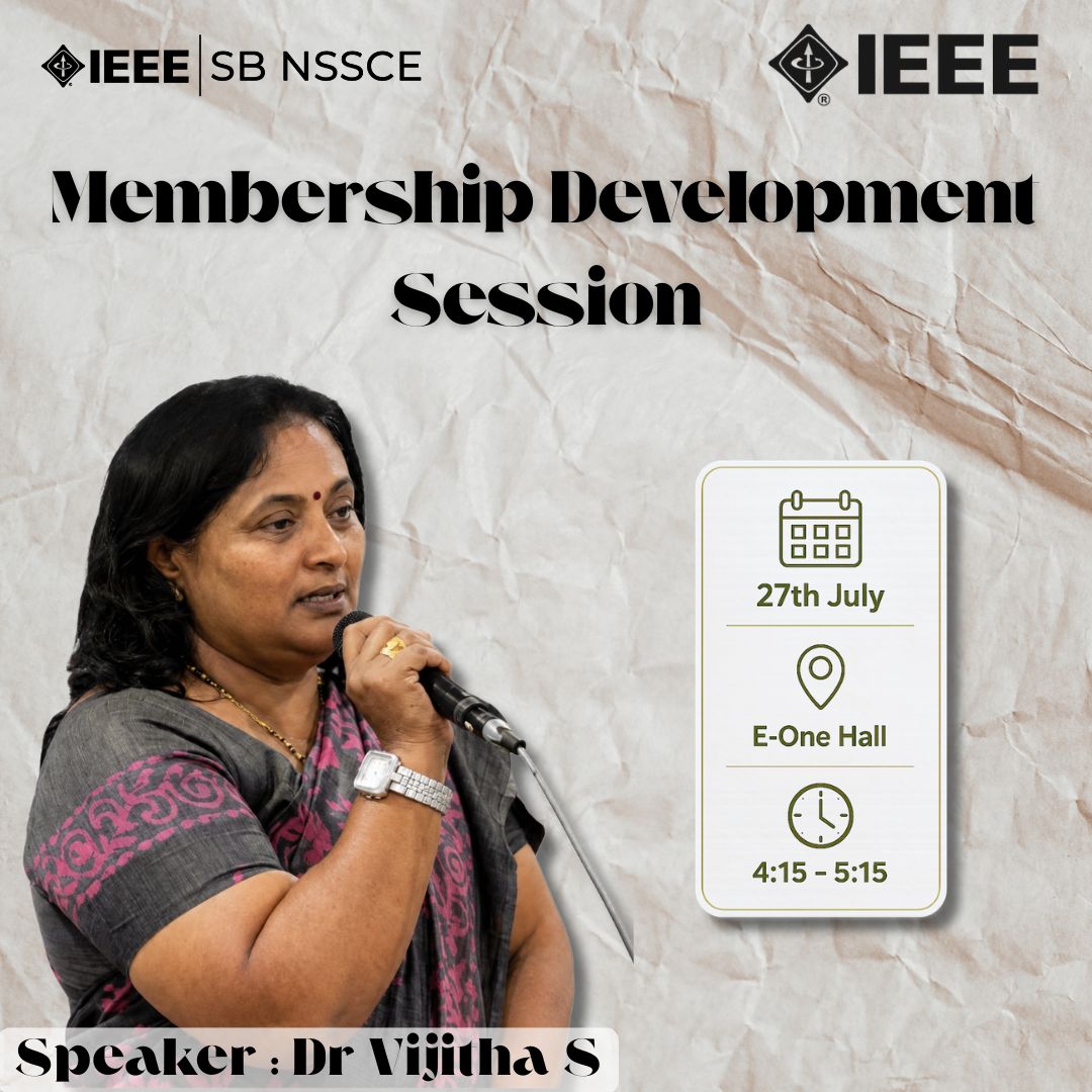 IEEE MEMBERSHIP DRIVE SESSION